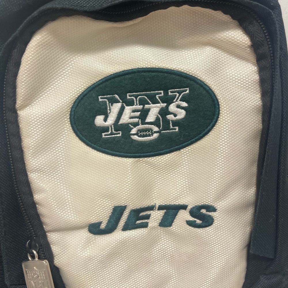 Jets Black and White Backpack - Picture 2 of 11
